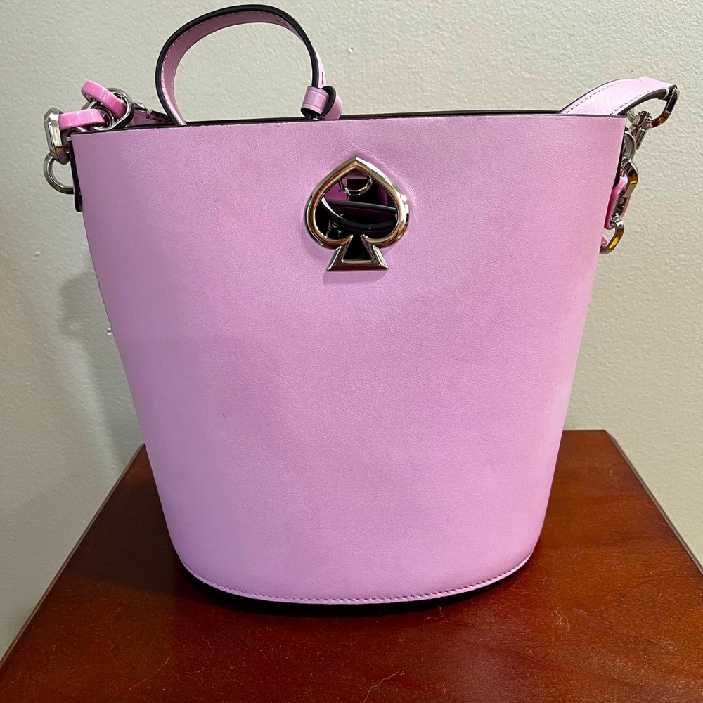 Lilac Kate Spade “Suzy” bucket purse